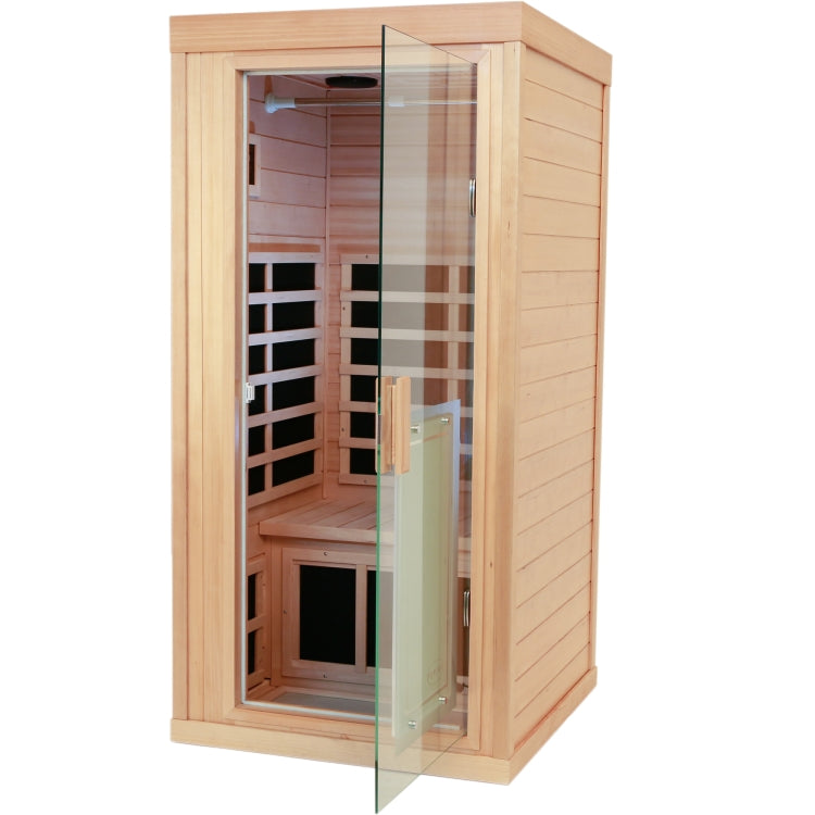 [US Warehouse] Household Mini Whole Body Dehumidified Detoxified Fumigated Infrared Sauna Bath Box Room
