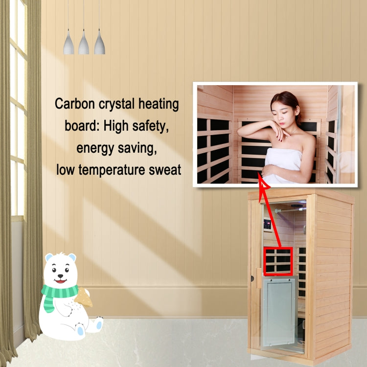 [US Warehouse] Household Mini Whole Body Dehumidified Detoxified Fumigated Infrared Sauna Bath Box Room
