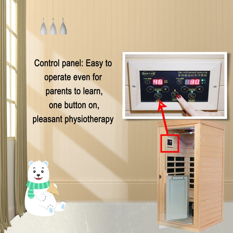 [US Warehouse] Household Mini Whole Body Dehumidified Detoxified Fumigated Infrared Sauna Bath Box Room