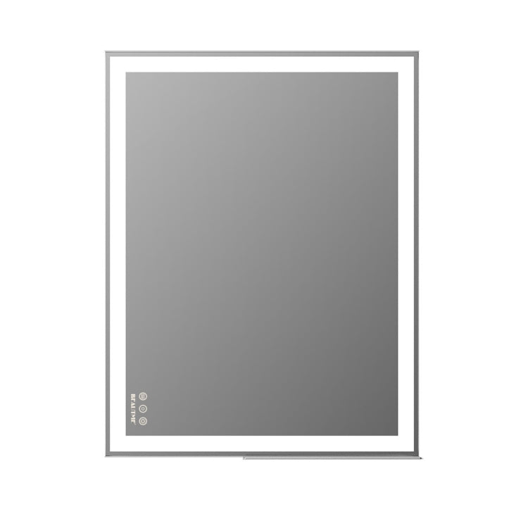 [US Warehouse] 48W Wall-mounted Bathroom Vanity Mirror with LED Light & Anti-fog Touch Switch, Size: 36x28x1.2 inch