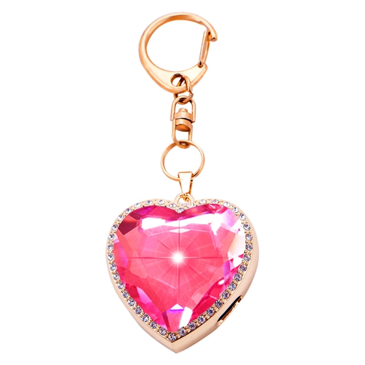 BN15 Heart Style Acrylic Diamond Gold Zinc Alloy Bluetooth V3.0 Smart Necklace & Pendant Anti Lost Alarm