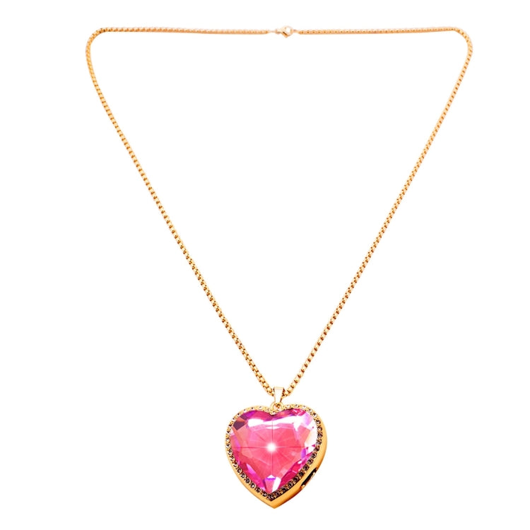 BN15 Heart Style Acrylic Diamond Gold Zinc Alloy Bluetooth V3.0 Smart Necklace & Pendant Anti Lost Alarm