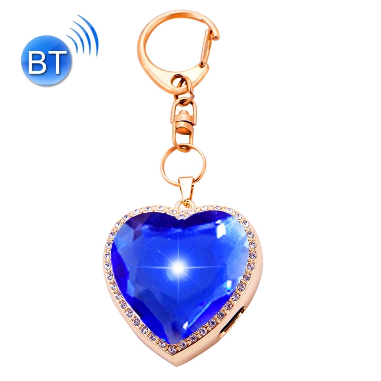 BN15 Heart Style Acrylic Diamond Gold Zinc Alloy Bluetooth V3.0 Smart Necklace & Pendant Anti Lost Alarm