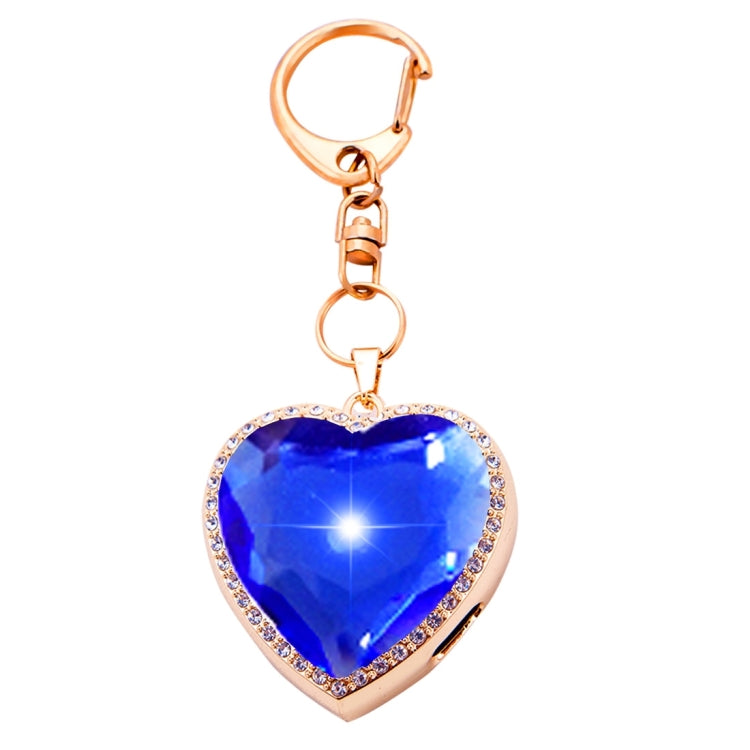 BN15 Heart Style Acrylic Diamond Gold Zinc Alloy Bluetooth V3.0 Smart Necklace & Pendant Anti Lost Alarm