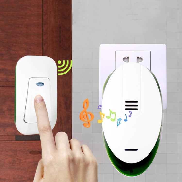 Waytronic Villa Distance Intelligent Remote Control Electronic Doorbell Home Wireless Doorbell, Receiver Distance: 150m