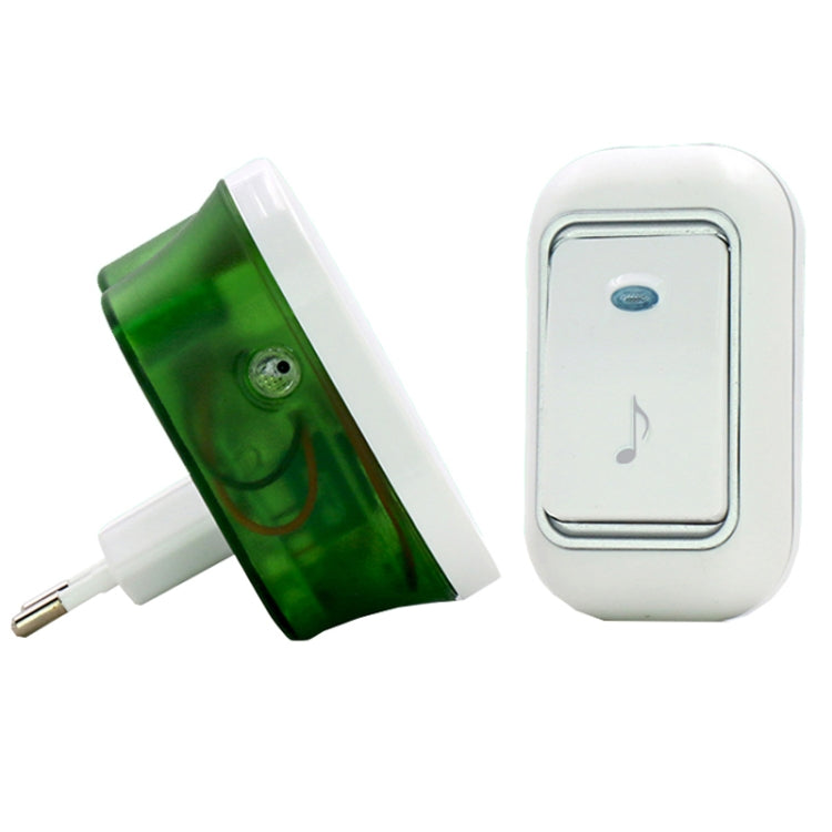 Waytronic 2 in 1 Intelligent Household Thermometer Display Home Wireless Melody Doorbell with LED Light, Receiver Distance: 120m