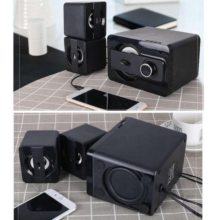 X3000 Stereo Heavy Bass Bluetooth Speaker, Support TF Card / USB / AUX / FM