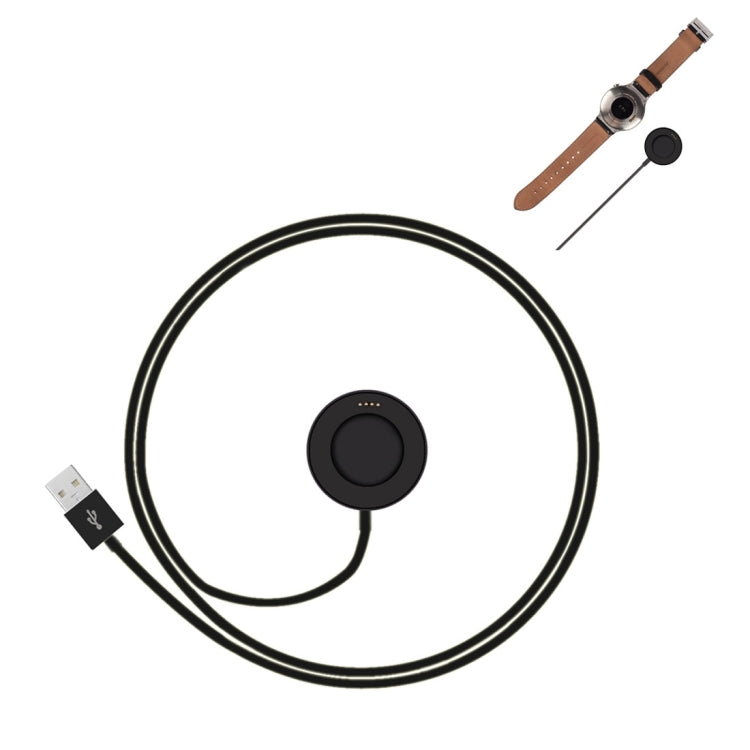 For Huawei Watch Charging Cradle Dock Charger with USB cable, Got CE / FCC Certification(Black)