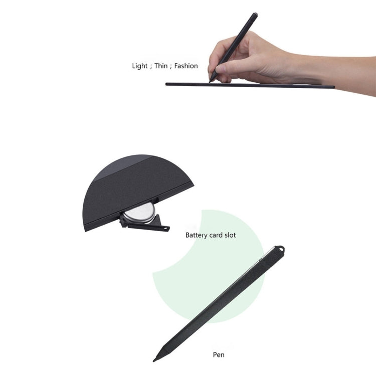 Howshow 8.5 inch LCD Pressure Sensing E-Note Paperless Writing Tablet / Writing Board