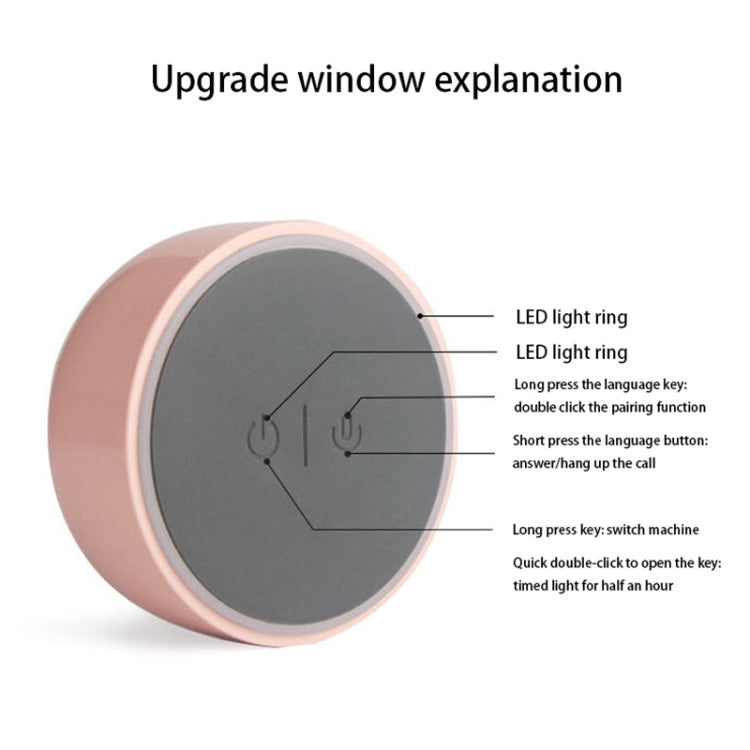 A3 Portable Mini Stereo Wireless Bluetooth Speaker, with Magnetic & LED Night Light Function, Support Hands-free