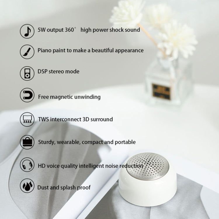 A3 Portable Mini Stereo Wireless Bluetooth Speaker, with Magnetic & LED Night Light Function, Support Hands-free