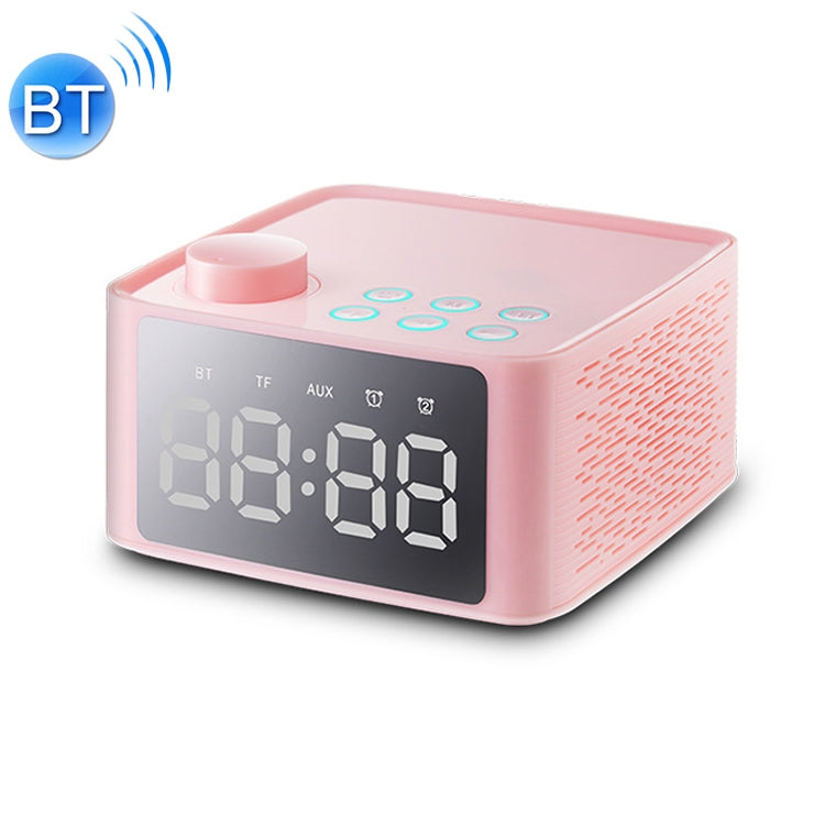 B1 Stereo Wireless Bluetooth Speaker with Mirror Display Screen, Support TF Card / AUX / U Disk / FM