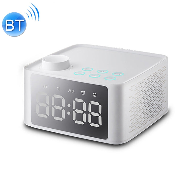 B1 Stereo Wireless Bluetooth Speaker with Mirror Display Screen, Support TF Card / AUX / U Disk / FM
