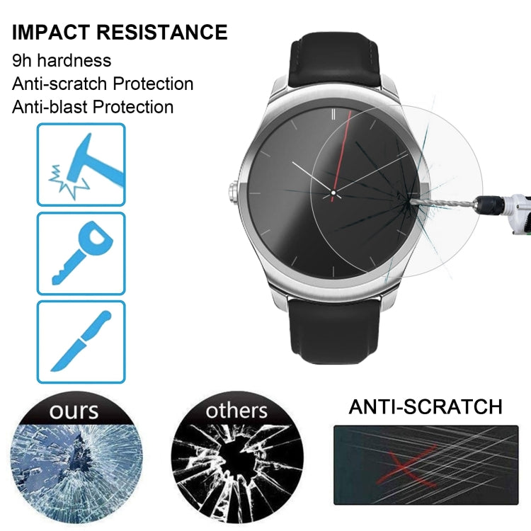For Ticwatch2 Smart Watch Explosion-proof Tempered Glass Screen Film