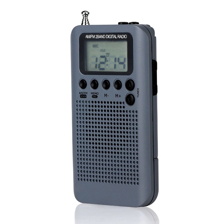HRD-104 Mini Portable FM + AM Two Band Radio with Loudspeaker