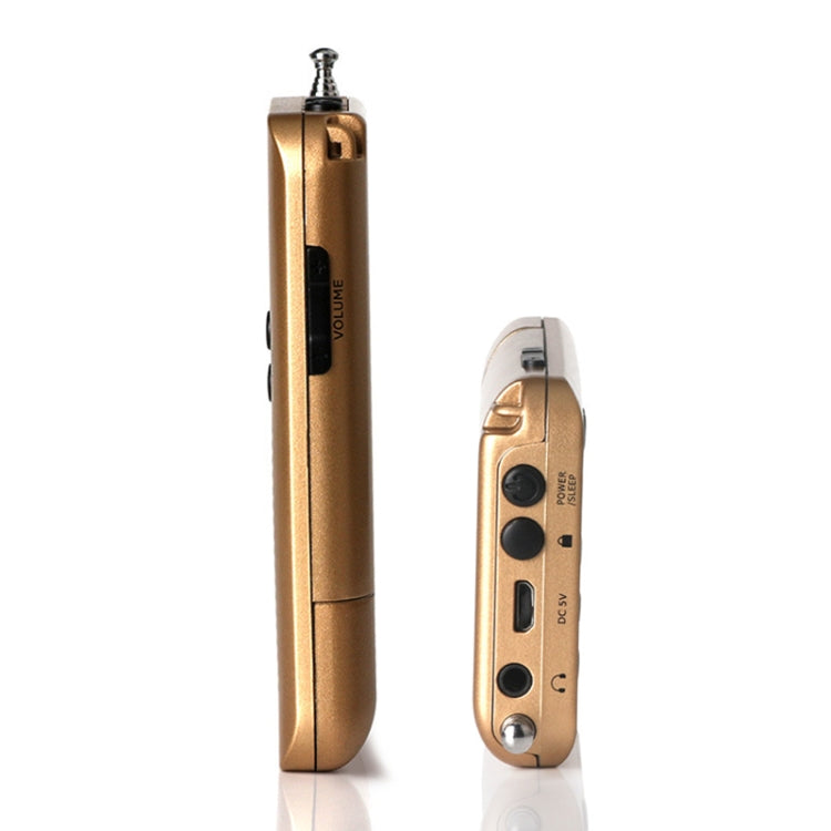 HRD-104 Mini Portable FM + AM Two Band Radio with Loudspeaker