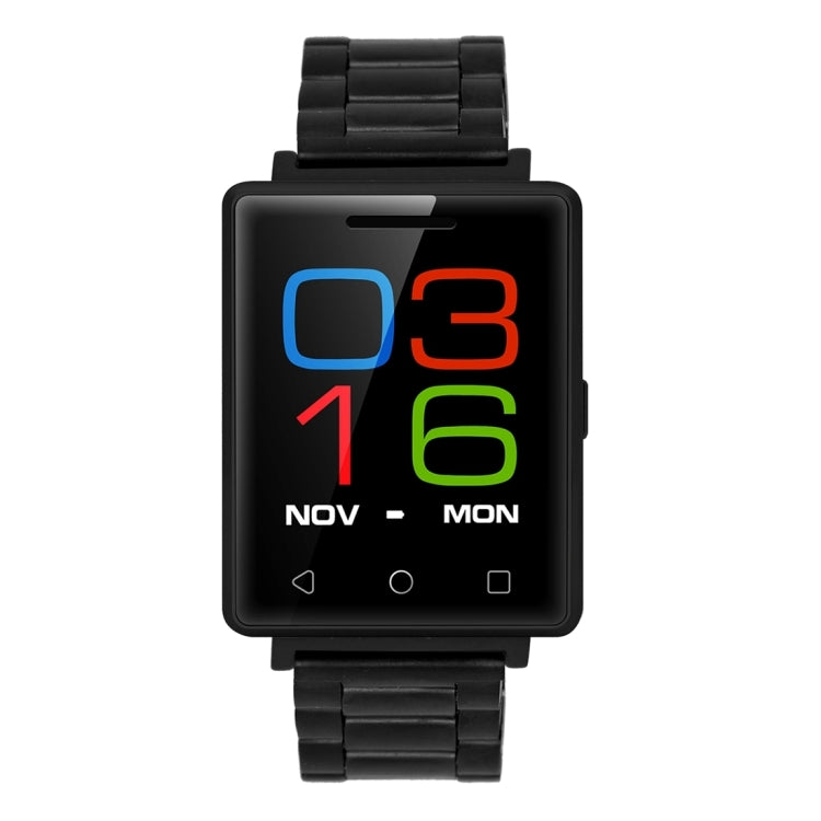 DTNO.1 G7 Smart Watch Phone, Life Waterproof, 1.54 inch 2.5D Screen, Heart Rate / Pedometer / Sedentary Reminder / Bluetooth / Remote Camera, Steel Watchband