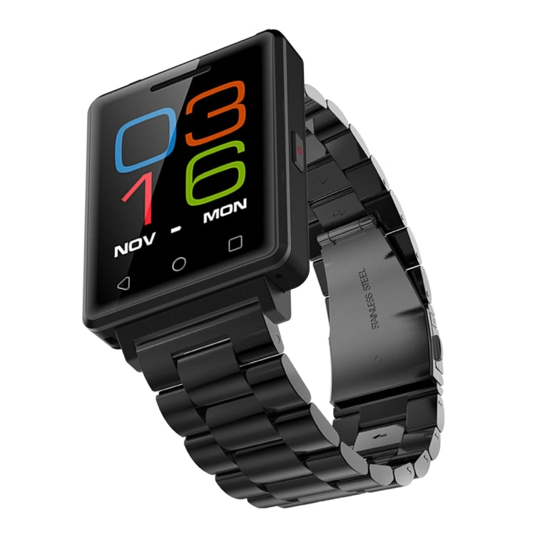 DTNO.1 G7 Smart Watch Phone, Life Waterproof, 1.54 inch 2.5D Screen, Heart Rate / Pedometer / Sedentary Reminder / Bluetooth / Remote Camera, Steel Watchband