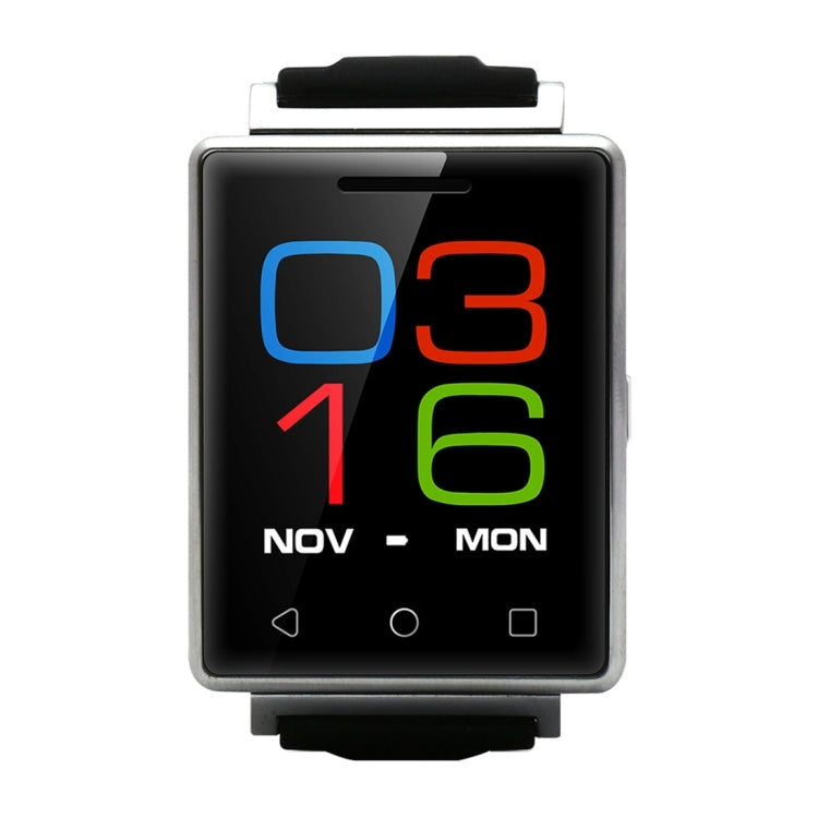 DTNO.1 G7 Smart Watch Phone, Life Waterproof, 1.54 inch 2.5D Screen, Heart Rate / Pedometer / Sedentary Reminder / Bluetooth / Remote Camera, Silicone Watchband