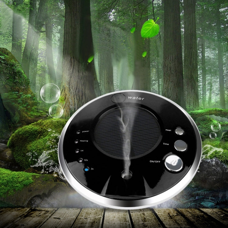 UFO-1 Solar Power Aromatherapy Air Purifier Humidifier Ionizer Oxygen Bar with Car Charger for Home / Office / Car
