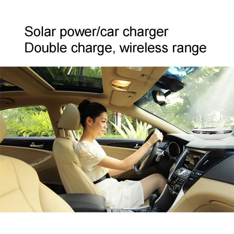 UFO-1 Solar Power Aromatherapy Air Purifier Humidifier Ionizer Oxygen Bar with Car Charger for Home / Office / Car