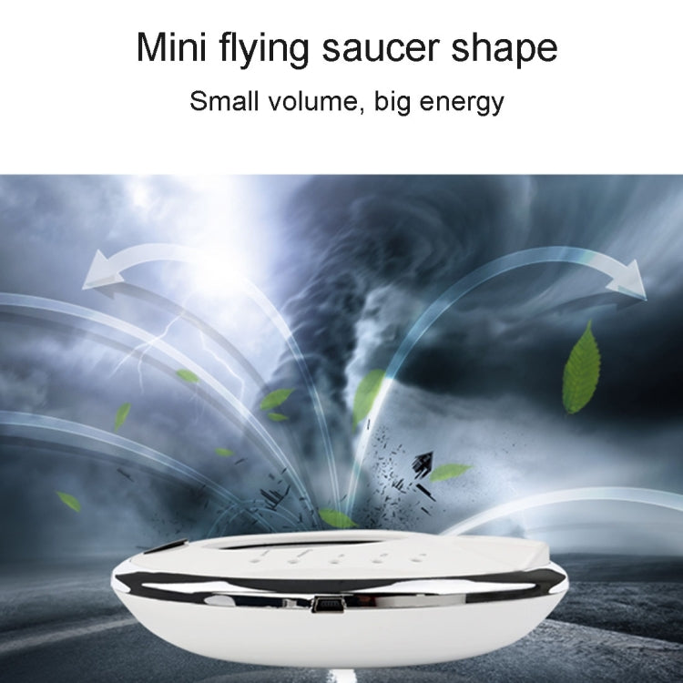UFO-1 Solar Power Aromatherapy Air Purifier Humidifier Ionizer Oxygen Bar with Car Charger for Home / Office / Car