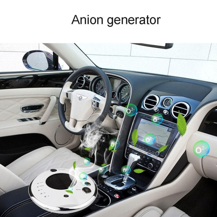 UFO-1 Solar Power Aromatherapy Air Purifier Humidifier Ionizer Oxygen Bar with Car Charger for Home / Office / Car