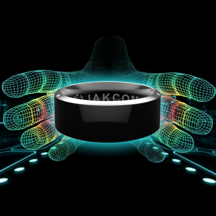 JAKCOM R3 Metallic Glass Smart Ring, Waterproof & Dustproof, Health Tracker, Wireless Sharing, Inner Perimeter: 66mm