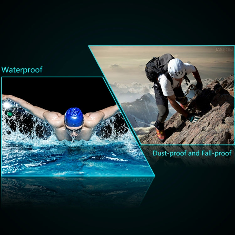 JAKCOM R3 Metallic Glass Smart Ring, Waterproof & Dustproof, Health Tracker, Wireless Sharing, Inner Perimeter: 66mm
