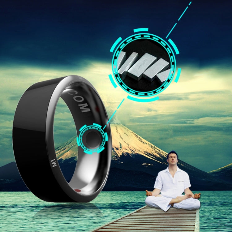 JAKCOM R3 Metallic Glass Smart Ring, Waterproof & Dustproof, Health Tracker, Wireless Sharing, Inner Perimeter: 54mm