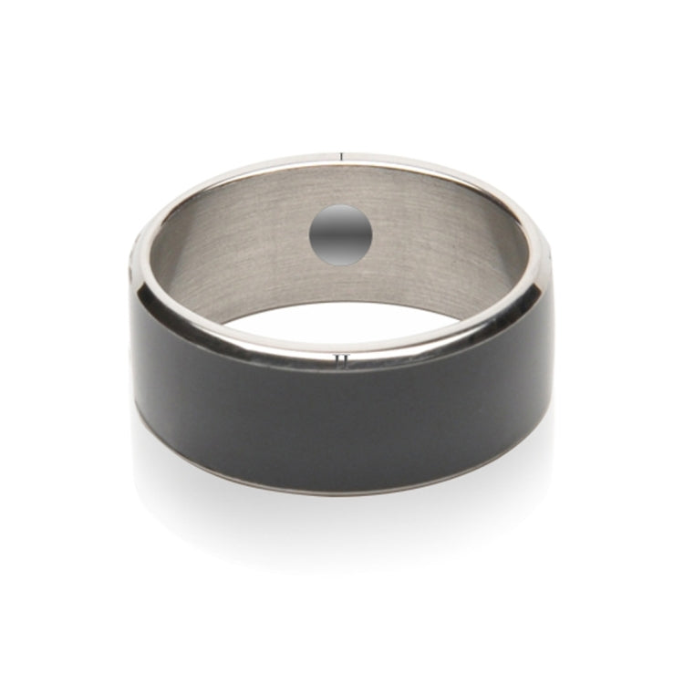 JAKCOM R3F Amorphous Titanium Alloy Smart Ring, Waterproof & Dustproof, Health Tracker, Wireless Sharing, Push Message, Inner Perimeter: 54mm(Black)