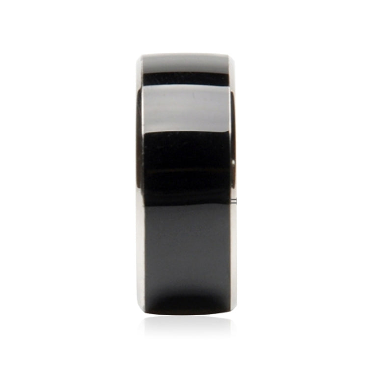 JAKCOM R3F Amorphous Titanium Alloy Smart Ring, Waterproof & Dustproof, Health Tracker, Wireless Sharing, Push Message, Inner Perimeter: 54mm(Black)