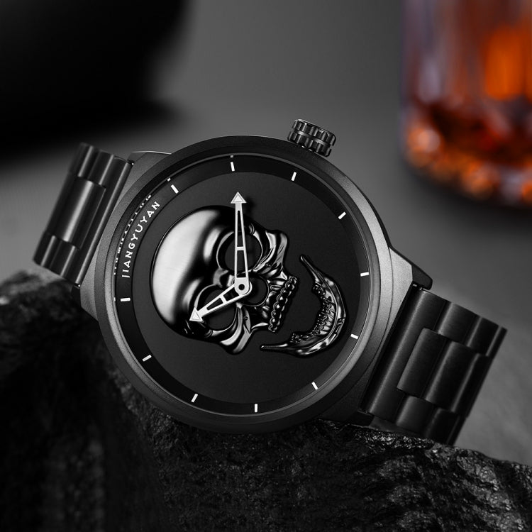 JIANGYUYAN 1739 Men Fashion & Casual Quartz Wrist Watch with Stainless Steel Band