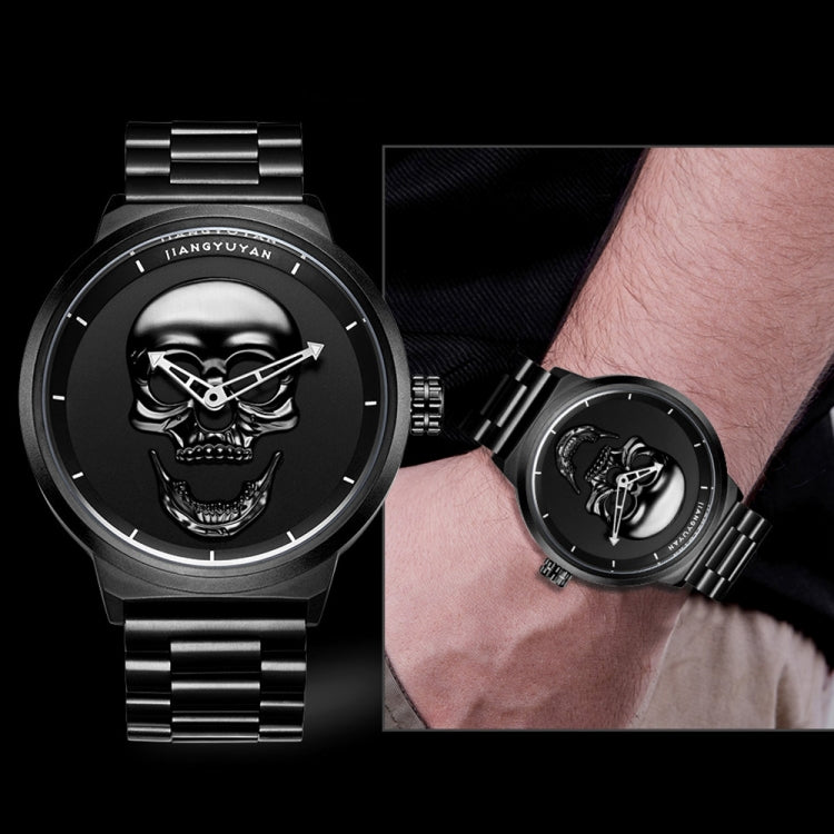 JIANGYUYAN 1739 Men Fashion & Casual Quartz Wrist Watch with Stainless Steel Band