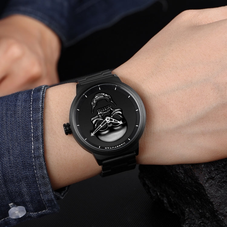 JIANGYUYAN 1739 Men Fashion & Casual Quartz Wrist Watch with Stainless Steel Band