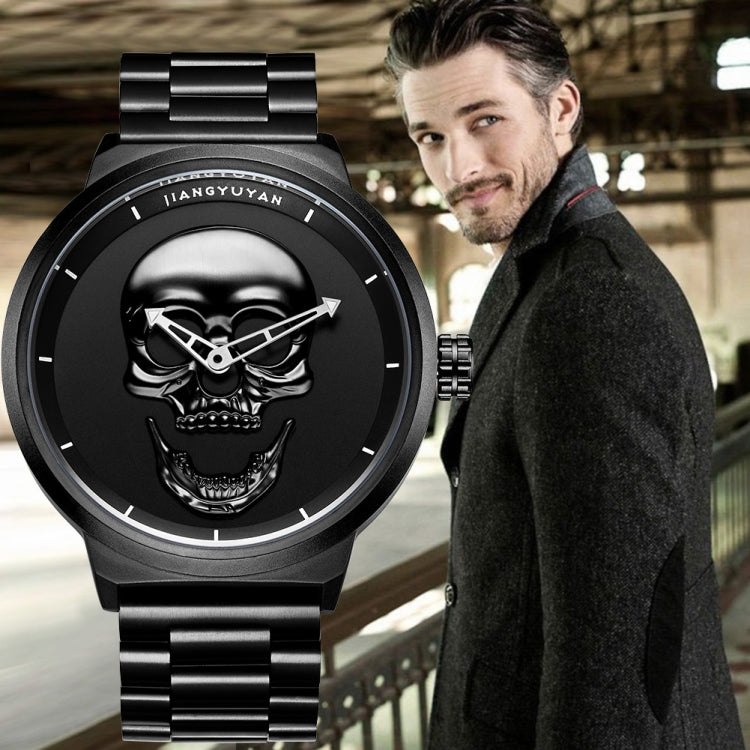 JIANGYUYAN 1739 Men Fashion & Casual Quartz Wrist Watch with Stainless Steel Band
