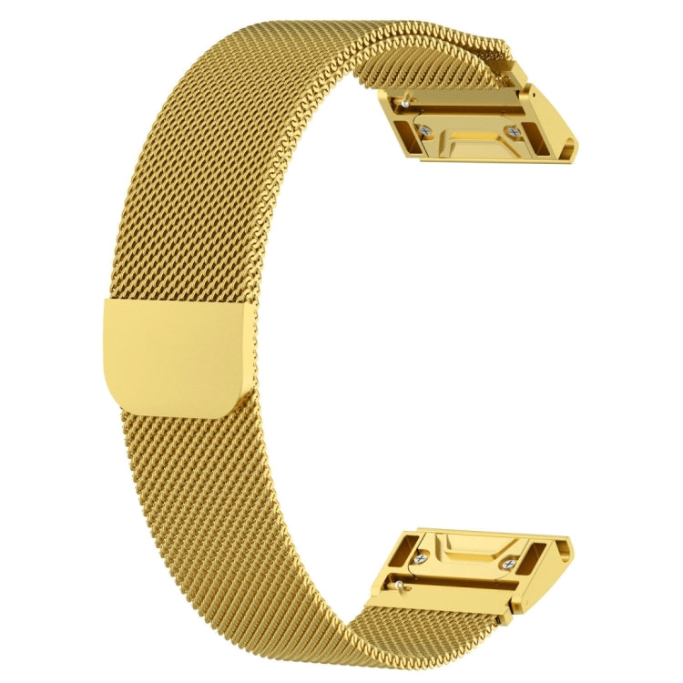 For Garmin Fenix 7S Milanese Watch Band