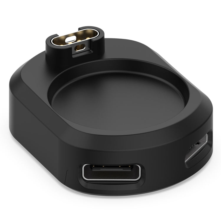 For Garmin Watch Charging Base Adapter(Black)