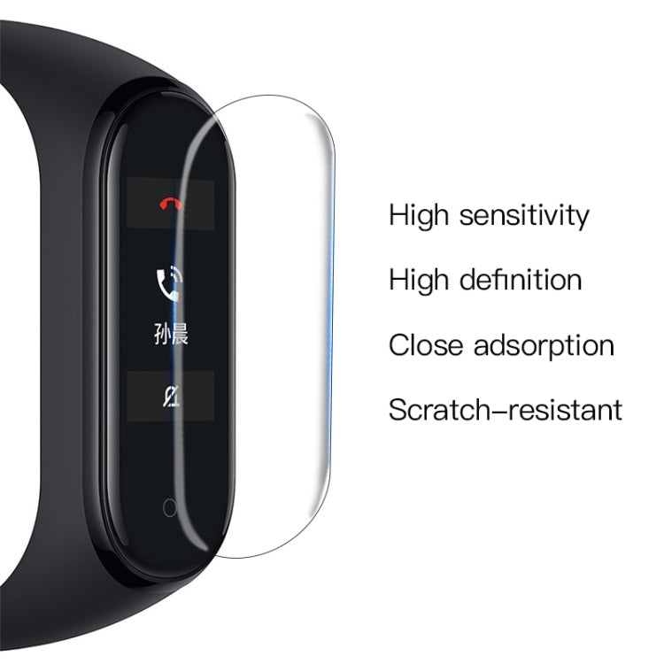 10 PCS Explosion-proof TPU Soft Full Screen Protective Film for Xiaomi Mi Band 4