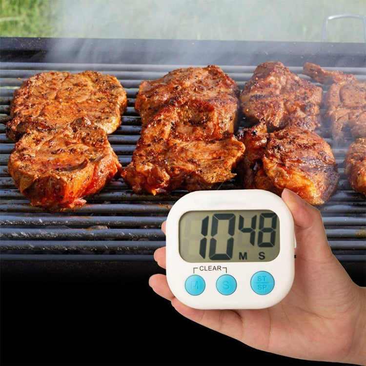 Digital Kitchen Timer Electronic Alarm Magnetic Backing with LCD Display for Cooking Baking Sports Games Office