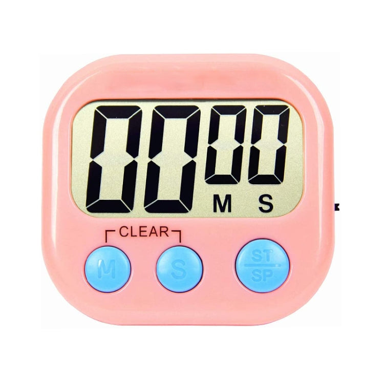 Digital Kitchen Timer Electronic Alarm Magnetic Backing with LCD Display for Cooking Baking Sports Games Office
