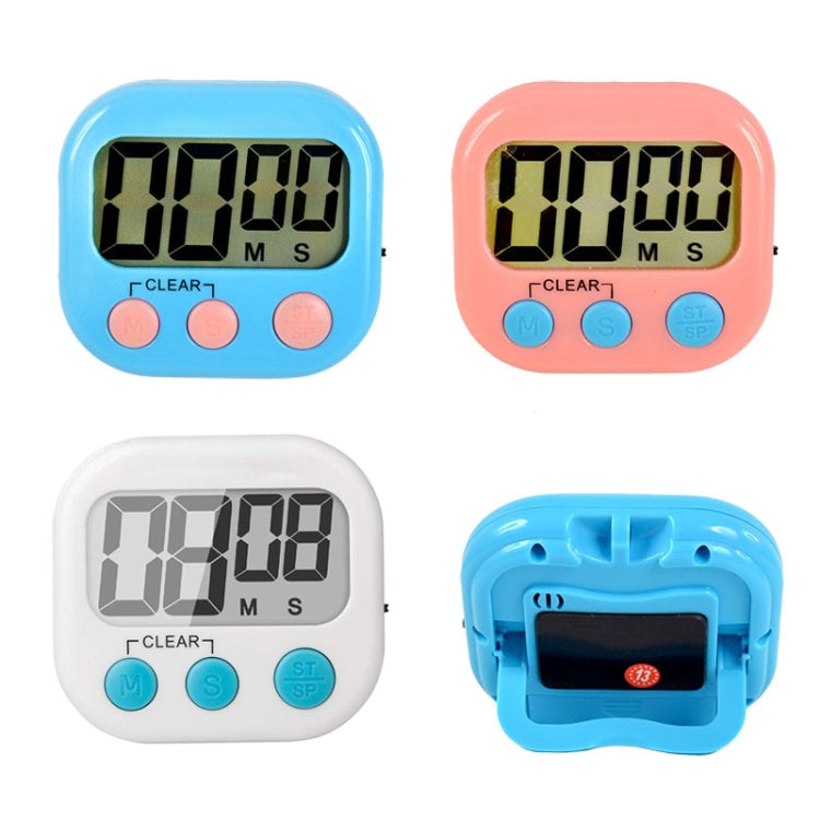 Digital Kitchen Timer Electronic Alarm Magnetic Backing with LCD Display for Cooking Baking Sports Games Office