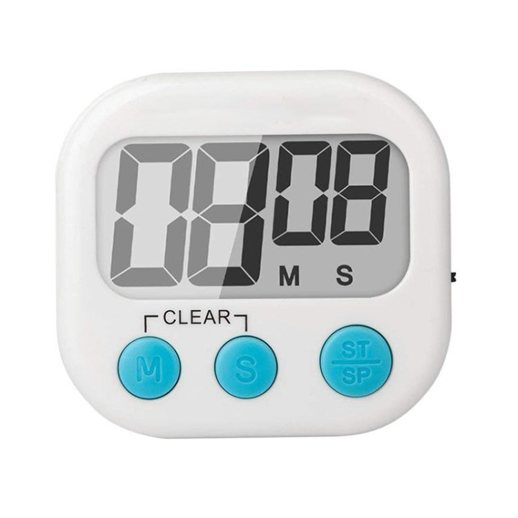 Digital Kitchen Timer Electronic Alarm Magnetic Backing with LCD Display for Cooking Baking Sports Games Office