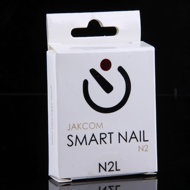 JAKCOM N2L Wearable Waterproof Smart Nail IC Card Smart Manicure with Connect Phone Flash LED & 6 PCS Nails, Support NFC / BUS Card / Metro Card / Access Control Card / Shopping Card / Parking Card(Brown)