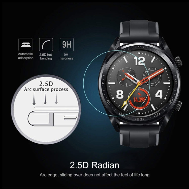 50 PCS For Amazfit Verge 3 0.26mm 2.5D Tempered Glass Film