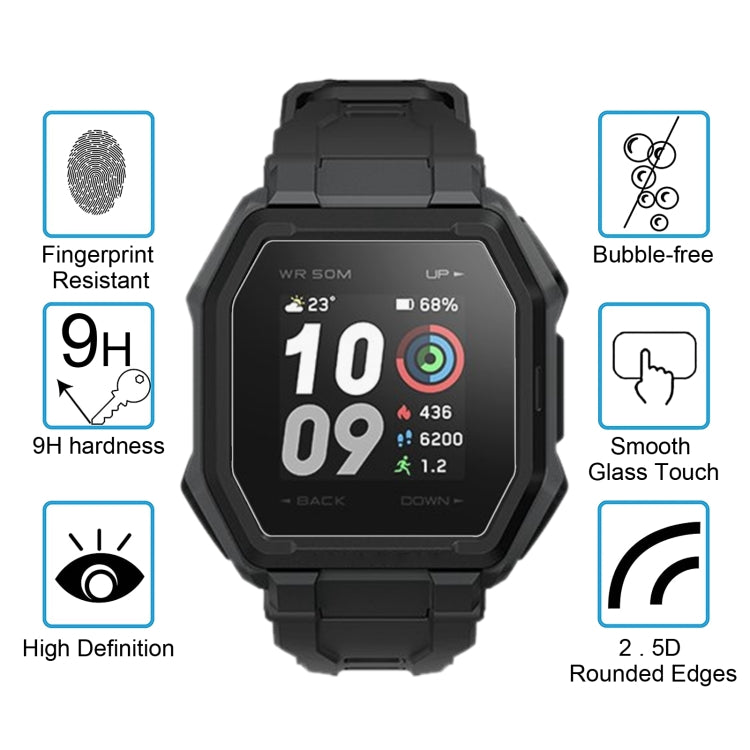 For Huami Amazfit Ares 0.26mm 2.5D 9H Tempered Glass Film Screen Protector