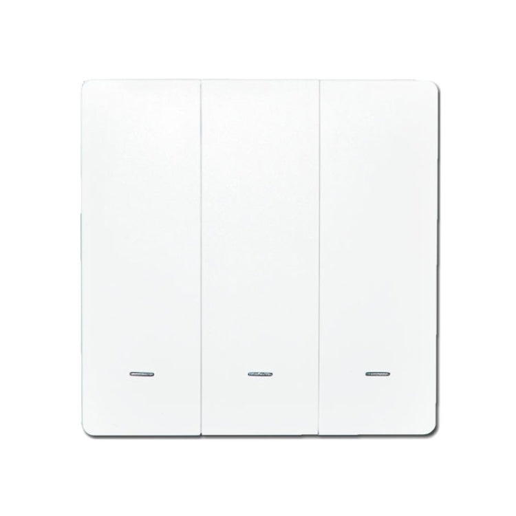 3 Buttons Intelligent Switch Smart Wall Switch (White)