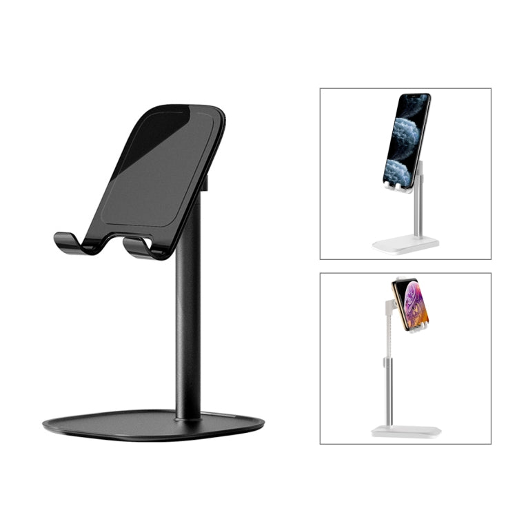 ROCK RPH0944 Adjustable Lifting 90 Degree Rotation ABS Stand Desktop Phone Tablet Holder