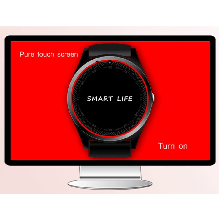 V9 Can Insert TF Card Watch Phone, 240*240 Pixel, 1.22 inch HD Full Circle Display Screen, Silicone Watchband,  Smart Watch Phone, Support Network: 2G, TF Card / MP3 / Music Play / Camera / Sedentary Reminder / Bluetooth