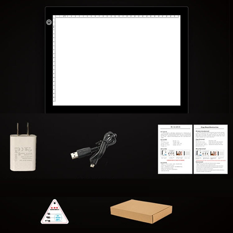 5W 5V LED USB Three Level of Brightness Dimmable A4 Acrylic Scale Copy Boards Anime Sketch Drawing Sketchpad, Size: 270*360*5mm